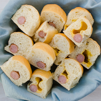 Kolache Shoppe - Small Sausage and Cheese Kolache