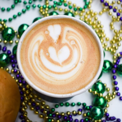 Kolache Shoppe Biscoff Latte
